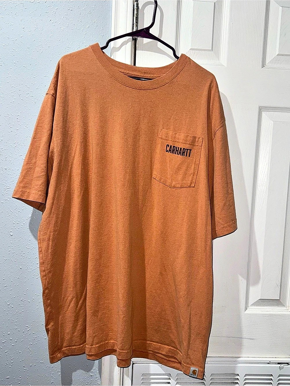 Carhartt Loose Fit Heavyweight Short-Sleeve Pocket T-Shirt Orange 2XL